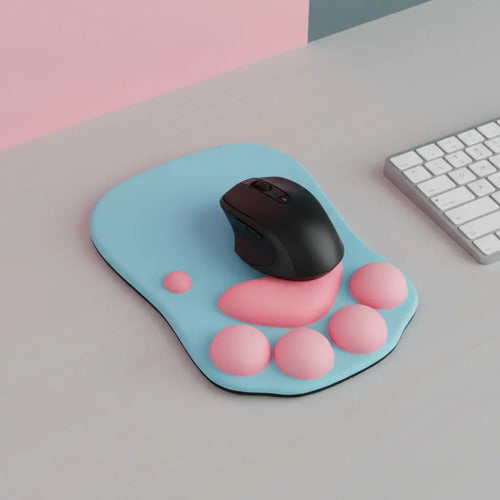 Mouse Pad Gel Apoya Muñeca Antideslizante Con Diseño