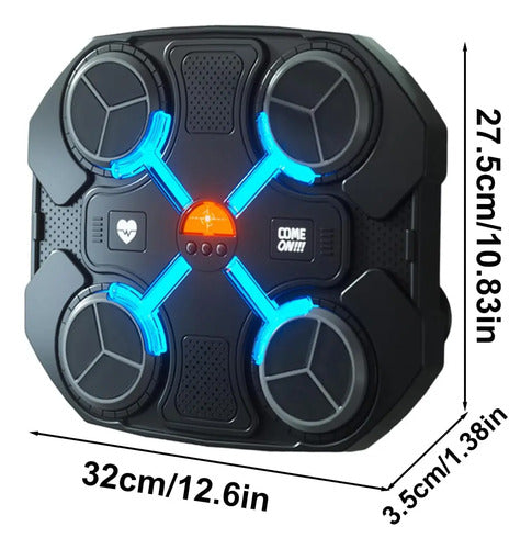 Maquina Boxeo Musical Bluetooth Golpe Rítmico 8 A 12 Años