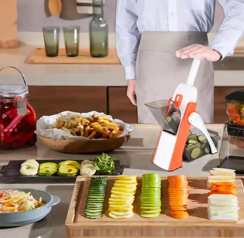 Mandolina Rebanador Cortador De Verduras Vegetales Y Frutas