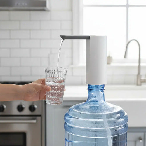 Dispensador Eléctrico Bomba De Agua Plegable Recargable Usb