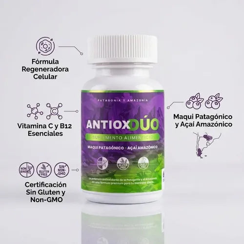 Suplemento Regenerador Celular Maqui Açai Vitamina C B12 Maqui - Açai