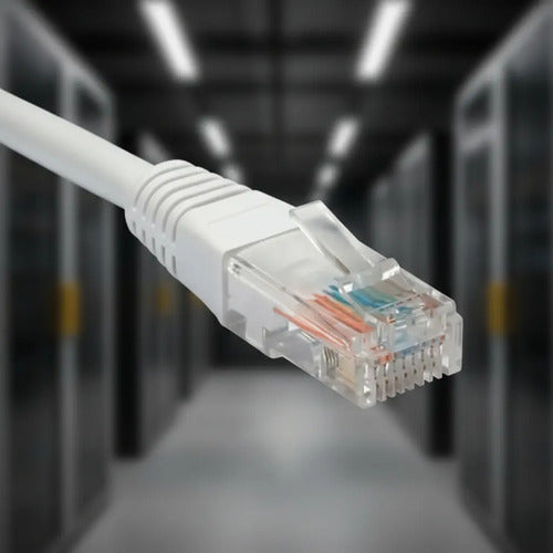 Cable De Red Cat6e Rj45 20 Metros 4par Interior Armado 24awg