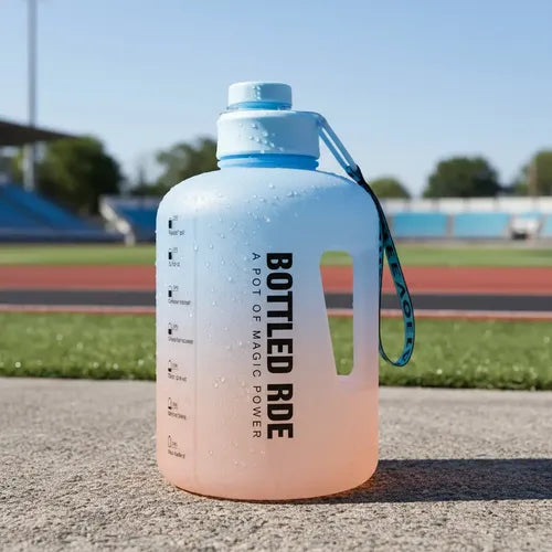Botella Deportiva Con Asa De 2 Lt Con Indicador De Medida