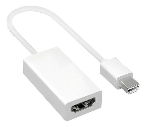 Adaptador Mini Displayport Thunderbolt Hdmi Color Blanco