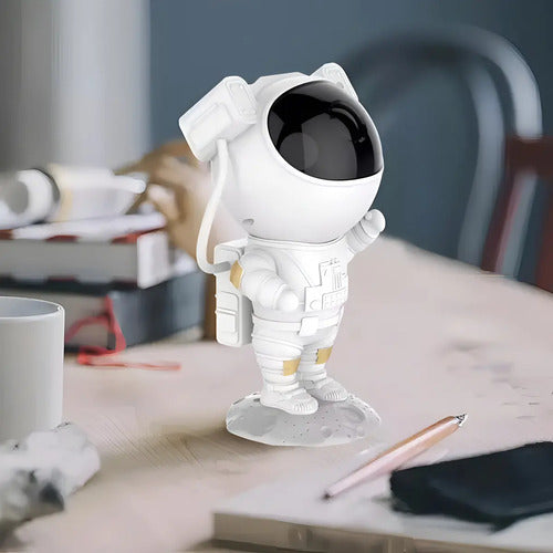 Proyector Lámpara Luz Led Galaxia Astronauta Ho442 Color De La Estructura Blanco