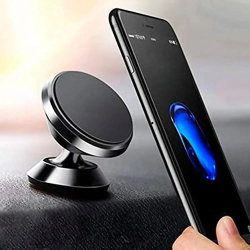 Soporte De Celulares Para Auto Magnetico 360 Grados 3m