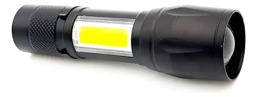 Mini Linterna Tactica Led Recargable Lampara Luz Led Blanco