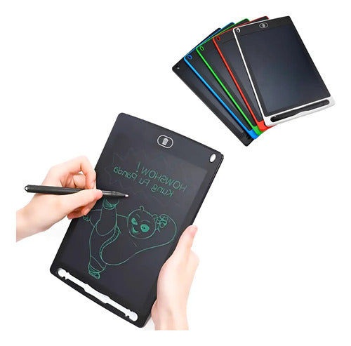 Pizarra Mágica Tablero Lcd 10 Dibujos Escritura Pack Set X3 Variado