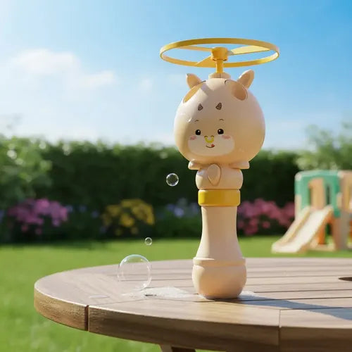 Juguete Niños Burbujas Voladora Máquina Burbujas Helicóptero