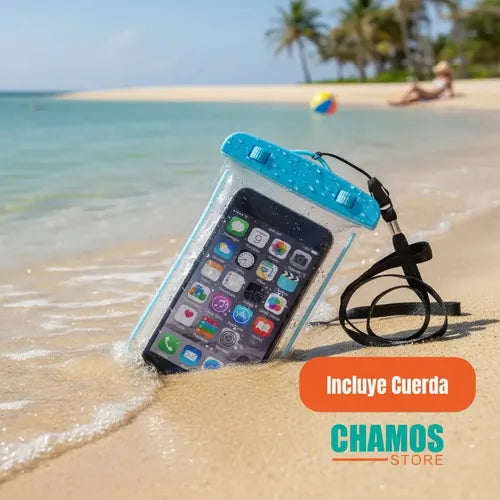 Pack X2 Carcasa Funda Porta Celular Impermeable Anti Agua Colores Surtidos
