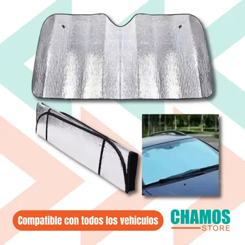 Protector Solar Parabrisa Sombrilla Tapa Sol Auto 140x70 Cm