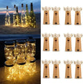 Luces Para Botella Con Corcho Decoración Luces Hada Pack 10 Cálido