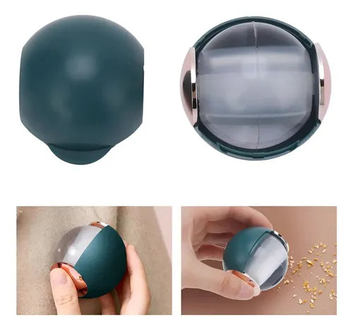 Removedor De Pelusa Multifuncional Mini Bola Reutilizable Verde