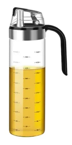 Botella Dispensadora De Vidrio Tapa Automática Con Mango