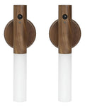 Packx2 Lámpara Recargable Madera Portátil Sensor Movimiento Maderaq3