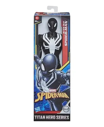 Figura Titan Hero Black Suit Warriors Marvel Hasbro