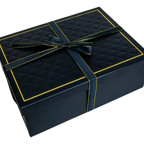 Gift Box Caja De Regalo Premium Con Tapa Y Cinta Talla Xl