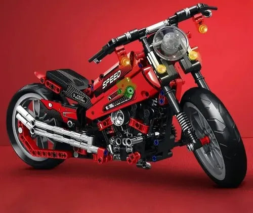Motocicleta Armable Juguete Armable Kit Bloques Construcción