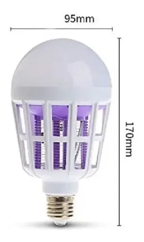Ampolleta Mata Mosquitos Y Polillas: Repelente Eléctrico Uv Para Interiores E27, Sin Químicos