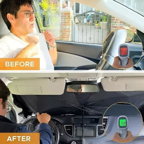 Quita Sol Para Sol Tipo Sombrilla Plegable Protector Uv