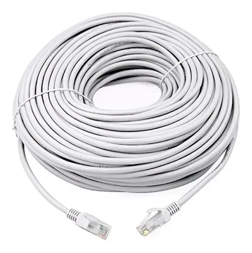 Cable De Red Cat6e Rj45 20 Metros 4par Interior Armado 24awg