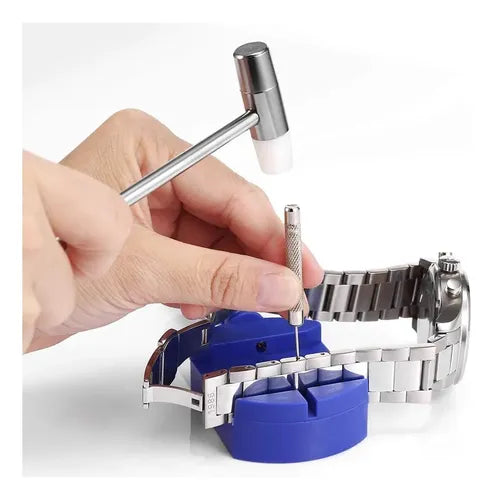 Kit Relojero Profesional Reparacion Reloj Destornillador