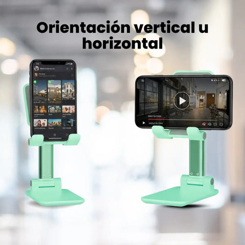 Soporte De Escritorio Mesa Con Base Para Smartphone Celular