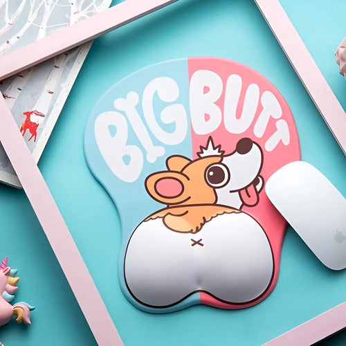 Mouse Pad Gel Apoya Muñeca Antideslizante Con Diseño