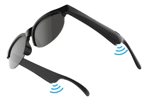 Lentes Inteligente Polarizadas Bluetooth Altavoz Micrófono Negro