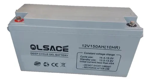Batería Gel Olsace 12v 150ah Ciclo Profundo Para Energía Solar