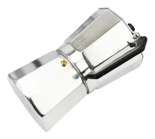 Cafetera Italiana 6 Tazas Cafetera Portatil Grecas Plateado