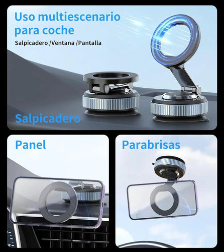 Soporte Magnético Dawang Para Celular Con Ventosa De Vacío Universal Negro
