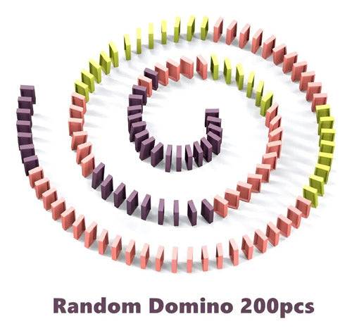 Juego De Tren Domino Eléctrico Luz Sonido Juguete Educativo