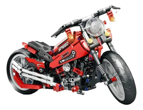 Motocicleta Armable Juguete Armable Kit Bloques Construcción