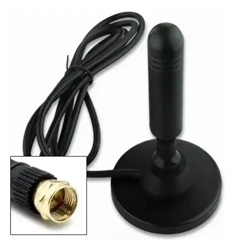 Antena Tv Digital Abierta Hd Tvd Interior 360 Coaxial