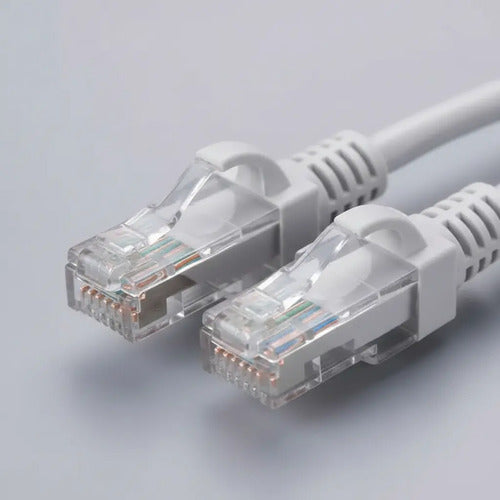 Cable De Red Rj45 Cat6e 10 Metros 4par 24awg Interior Armado
