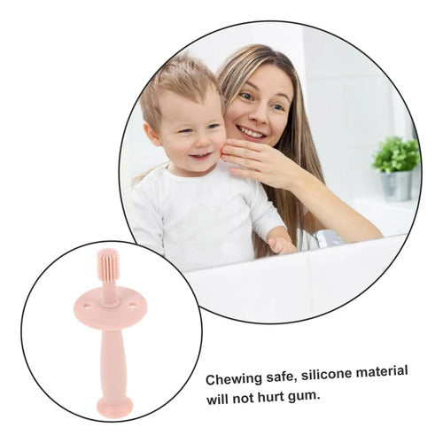 Cepillo De Dientes Silicona Suave Bebe Mordedor Libre Bpa