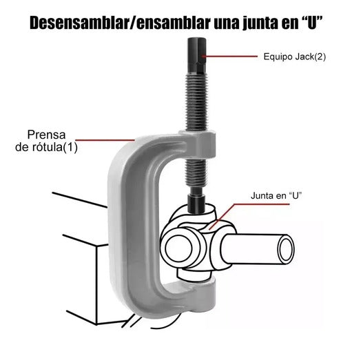 Kit Prensa Extractor Universal Extractor De Rotulas 2wd 4wd