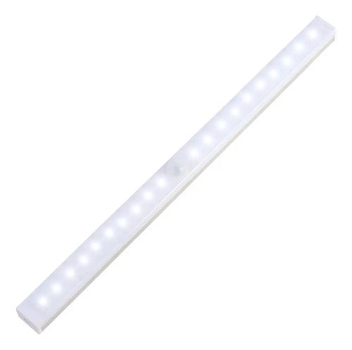 Barra Luz Led Con Sensor Movimiento Magnética 21 Cms Blanco