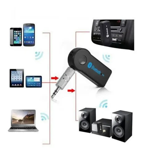 Receptor De Audio Bluetooth Adaptador Auto Pendrive