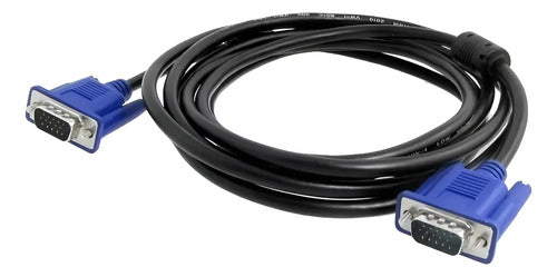 Cable Vga Largo 3 Metros Macho A Macho Monitor Pc Proyector