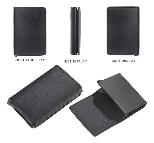 Tarjetero Billetera Hombre Porta Tarjetas Rfid Magic