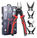 Kit Alicates 5 En 1 Cabezal Intercambiable Multiusos