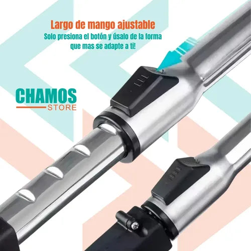 Cortadora De Césped Pasto Inalámbrica 2 Baterías Accesorios Azul