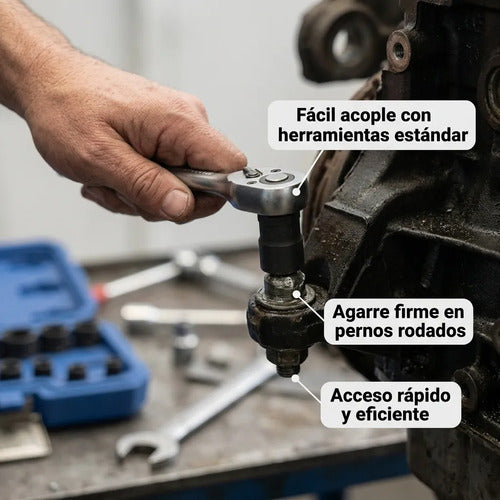 Set Extractores Pernos Tuercas Rodadas 13 Pcs 9 A 19mm Acero