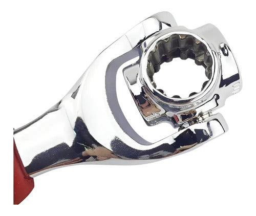 Llave Universal 48 En 1 360° Jingema Tools Tigre Acero Inoxidable