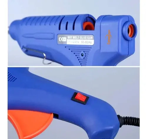 Eshopangie Pistola De Silicona Azul Oscuro