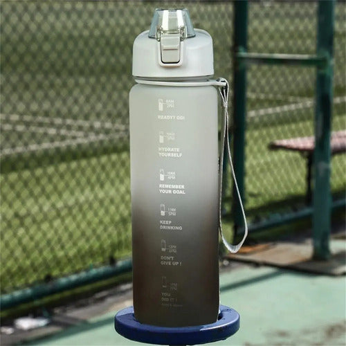 Botella De Agua Con Medidor Motivacional 1000 Ml