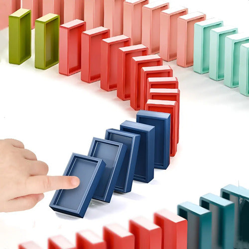 Juego De Tren Domino Eléctrico Luz Sonido Juguete Educativo