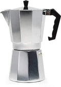 Cafetera Italiana 6 Tazas Cafetera Portatil Grecas Plateado